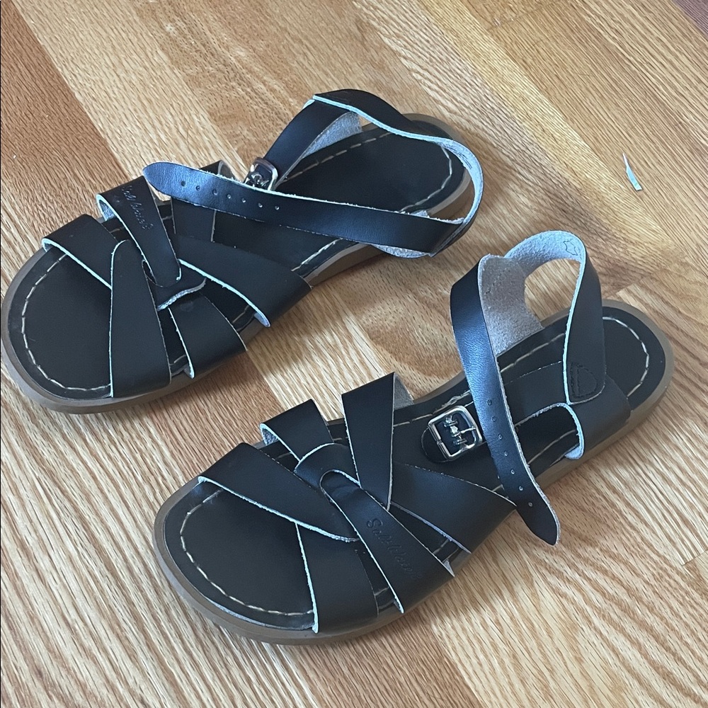 Original Salt Water Sandals by Hoy Black Sandals